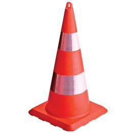 UNBREAKABLE TRAFFIC CONE DOUBLE REFLECTIVE UT 5011,, 