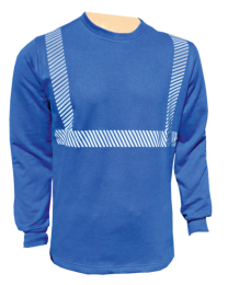 Reflektörlü Sweatshirt UZ 2204B,uzman iş elbiseleri sultanbeyli,baskılı iki iplik,nakışlı iki iplik,baskılı kazak,imalat iki iplik kazak,kışlık kazak,kışlık sweatshirt,reflektörlü sweatshirt,bisiklet yaka sweatshirt,, 