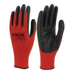 WORK GLOVES NITRILE E-43-KS,, 